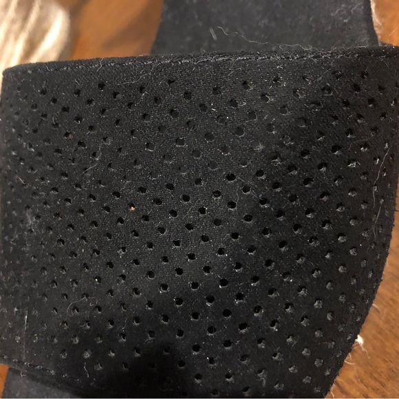 Unisa Black espadrilles ankle strap 7 1/2 M - Picture 4 of 4